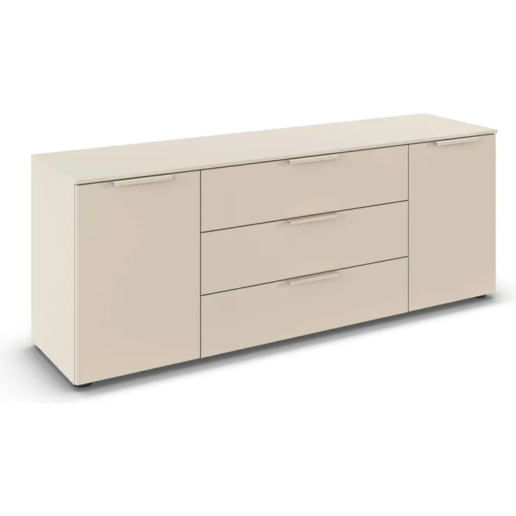 rauch Schubkastenkommode Kommode Türkommode Sideboard Kombikommode FLIPP (Breite 160 cm mit 2 Einlegeböden), 2-türig mit 3 Schubladen und Soft-Close-Funktion