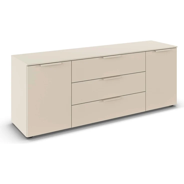 rauch Schubkastenkommode Kommode Türkommode Sideboard Kombikommode FLIPP (Breite 160 cm mit 2 Einlegeböden), 2-türig mit 3 Schubladen und Soft-Close-Funktion – Bild 1