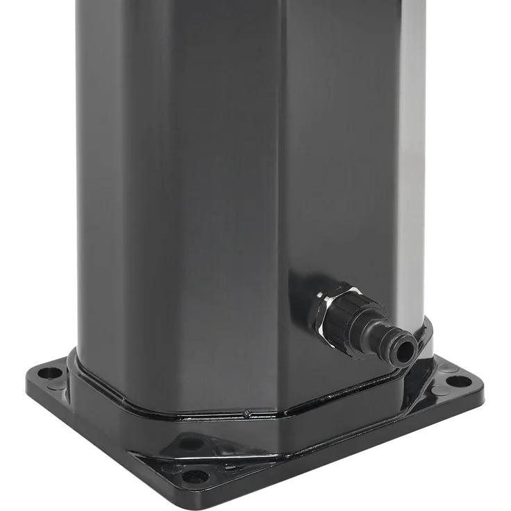 Freistehende solarbetriebene Gartendusche TUXPAM Schwarz – Bild 9
