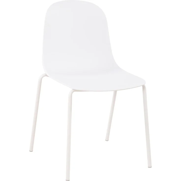 Gartenmöbel-Set ELLA mit 2 Stühlen - 162 x 60 x 85 cm, Kunststoff, Weiß | Balkonset Gartenset Tisch mit Stühlen Bistroset Outdoor – Bild 6