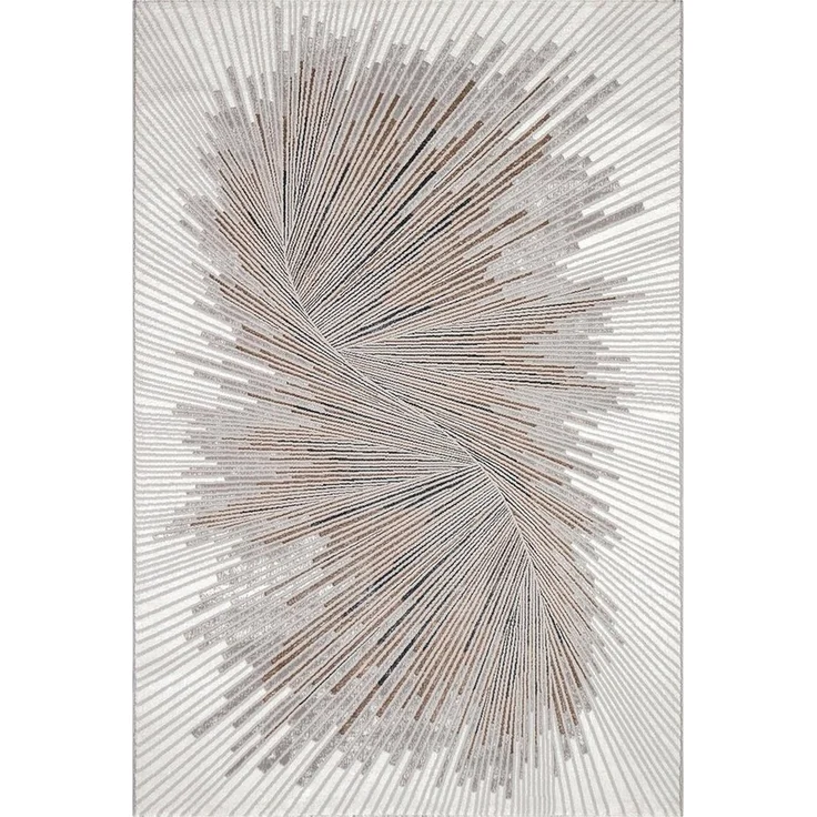 merinos Teppich CREATION, 120 x 170 cm, Grau, Braun, Polypropylen, rechteckig, Höhe: 8 mm – Bild 1