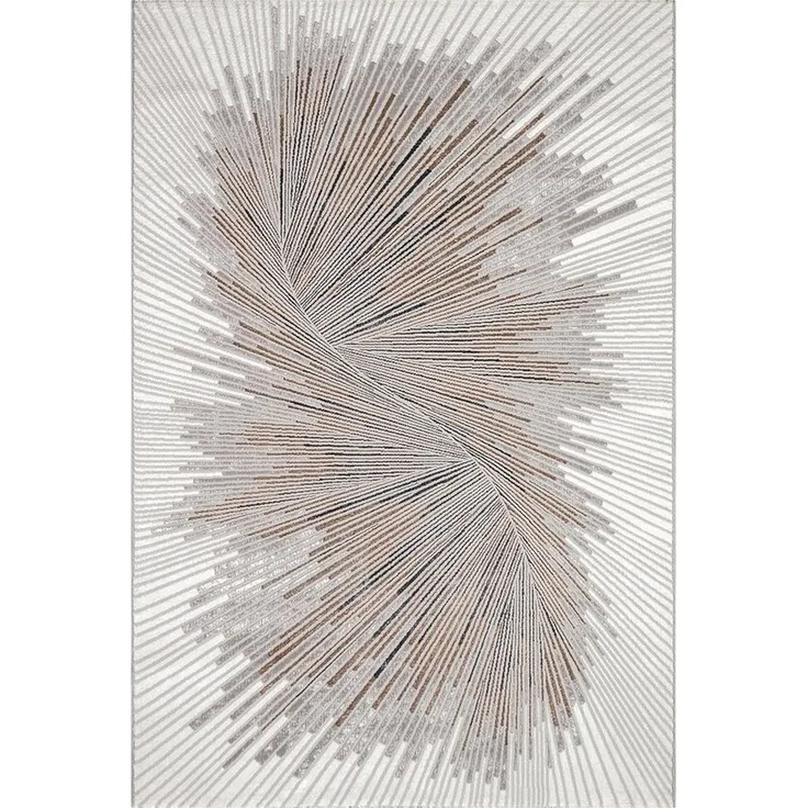 merinos Teppich CREATION, 120 x 170 cm, Grau, Braun, Polypropylen, rechteckig, Höhe: 8 mm