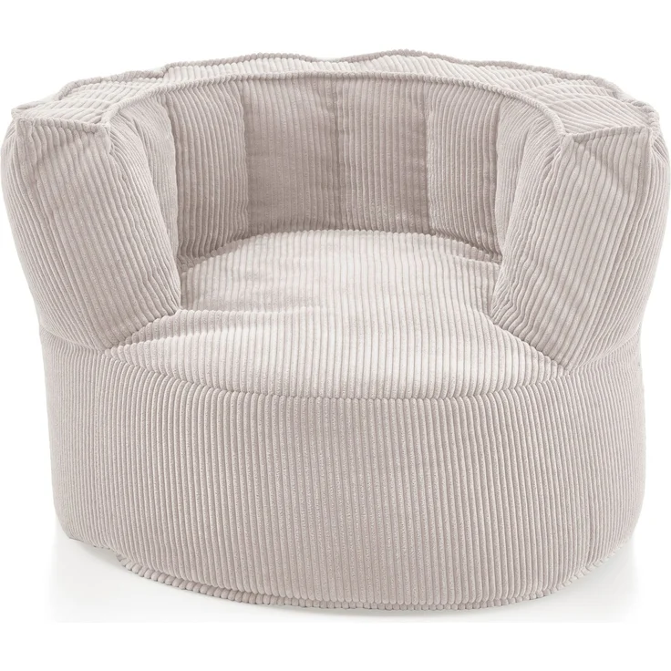 Sitzsack Snuggle in Beige - gemütliches Design - Top Qualität für Ihr Zuhause B/H/T: 95x65x95 cm – Bild 4