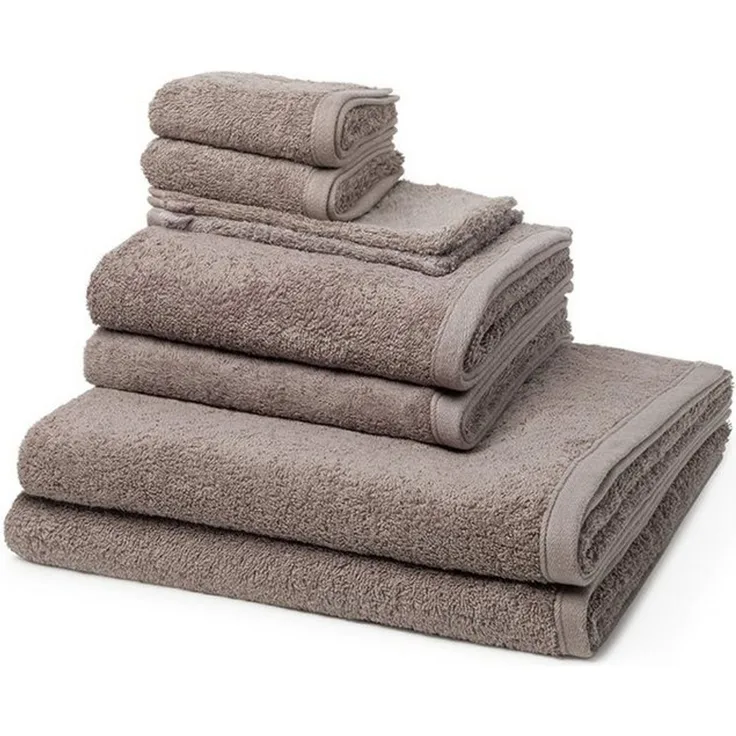 Ross Vita 8 tlg. Frottier-Set - 2 X Handtuch (50 X 100cm), 2 X Duschtuch (70 X 140cm), 2 X Gästetuch (30 X 50cm), 2 X Waschhandschuh (16 X 22cm) - 520 g/m2 - Flanell