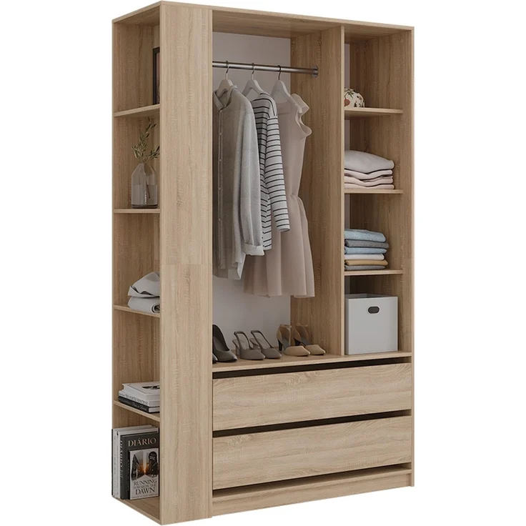 Kleiderschrank Elmo Sonoma 50 x 200 cm 2er Set Vicco – Bild 6