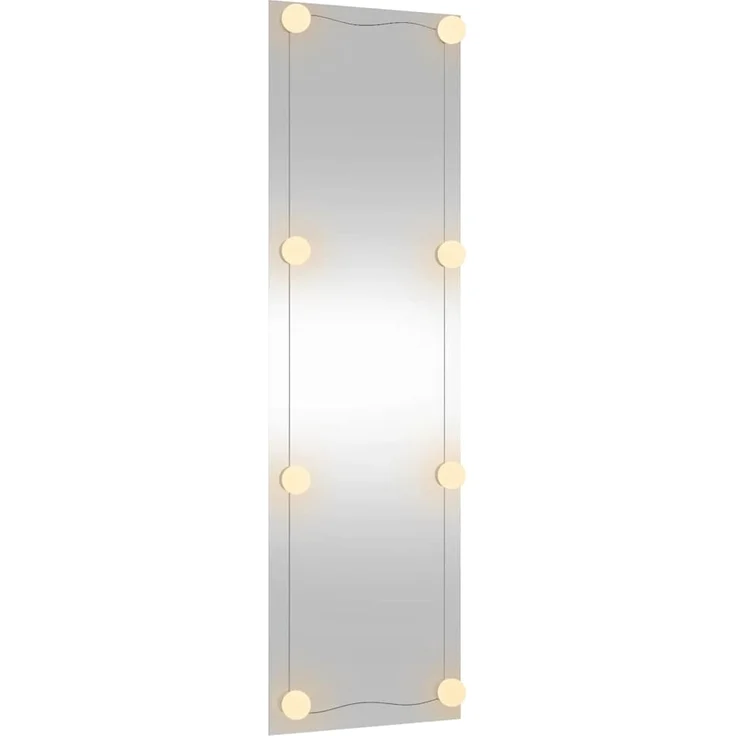 vidaXL Wandspiegel mit LED-Leuchten 30x100 cm Glas Rechteckig 3189151 – Bild 4