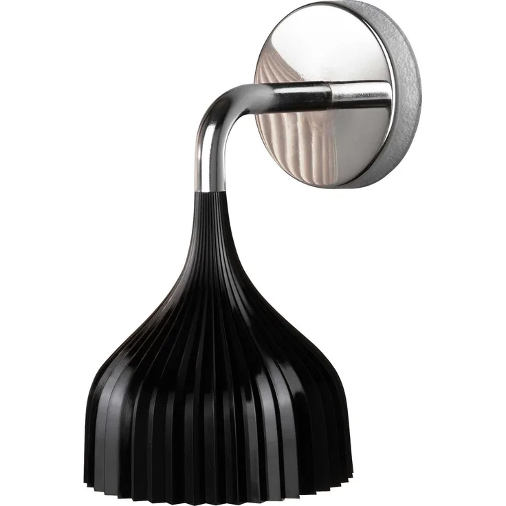 Kartell È, Wandleuchte, Schwarz Deckende Farben