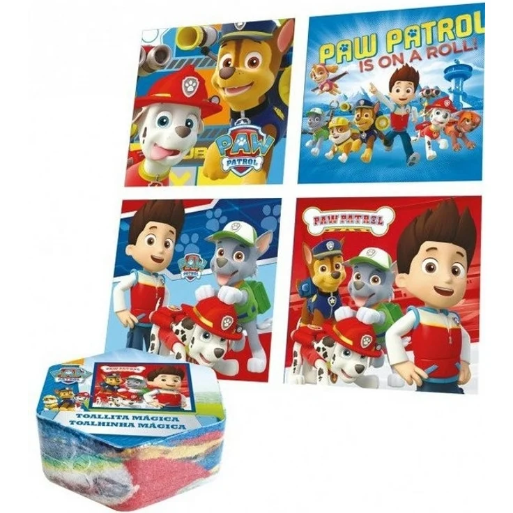 Kids Licensing Handtuch Magisches Handtuch 30x30 magic Towel 100% Baumwolle Mitgebsel, (4-St), Frozen, Paw Patrol, Mickey&Minnie Mouse – Bild 3