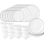 Seltmann Weiden Lido Black Line Komplett-Service 36-teilig