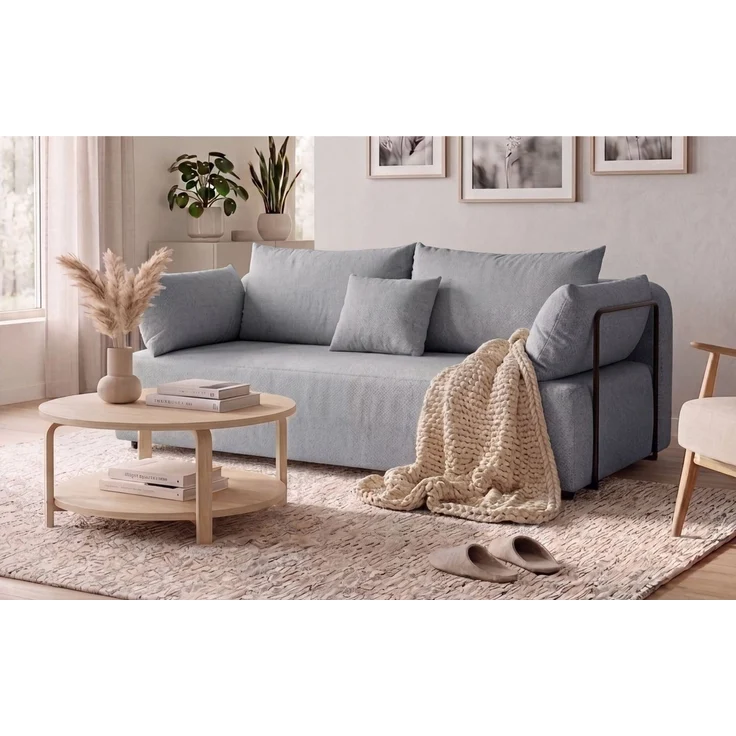 COLLECTION AB Schlafsofa Maria, B: 191 cm, Liegefl. 143x190 cm, Bettfunktion & Bettkasten, Federkern & Zierkissen, freistehend – Bild 1