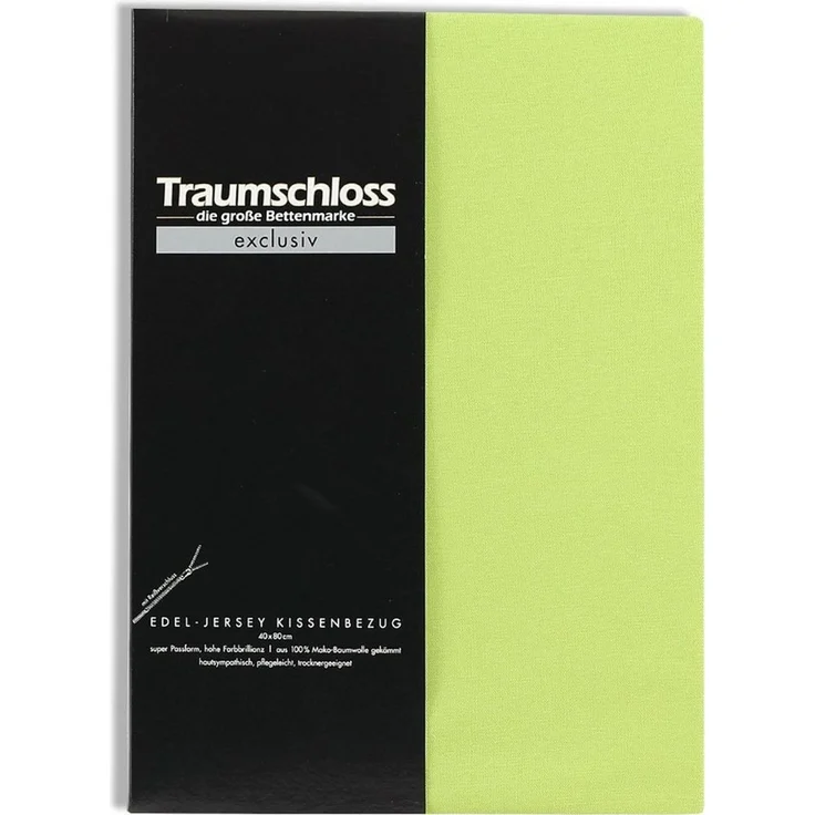 Traumschloss Kissenbezug Exclusiv, (1 Stück), Edel-Jersey, mit Reißverschluss – Bild 2