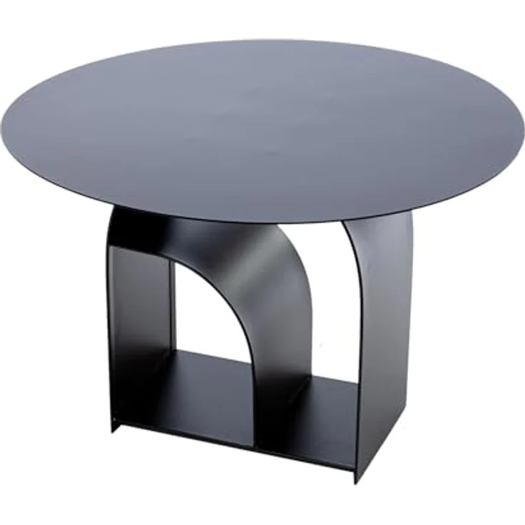 Casablanca Beistelltisch Memphis - Metall - matt schwarz - rund - Höhe 40cm x Ø 60cm - Tisch für den Wohnzimmer – Bild 2