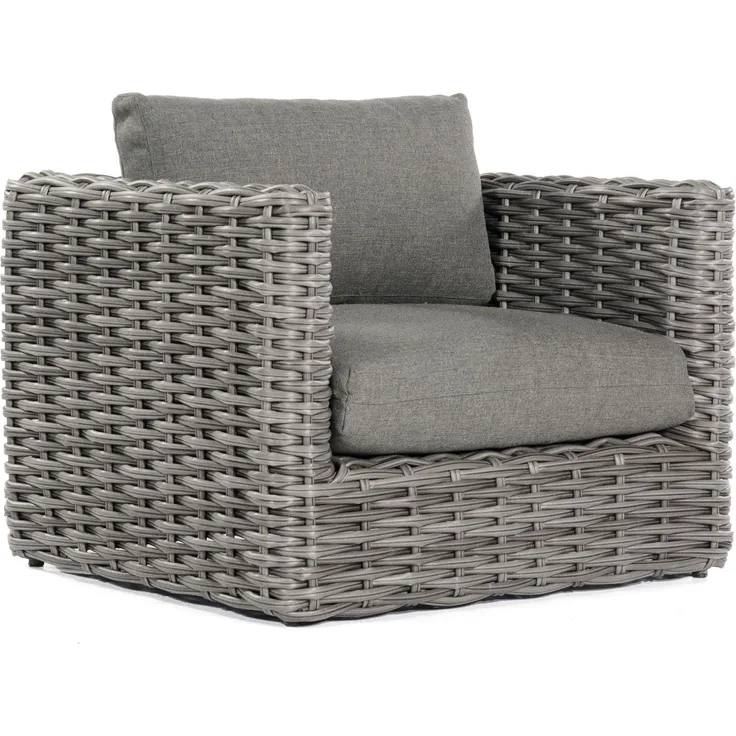 Sonnenpartner Loungesessel Sands Aluminium mit Polyrattan charcoal Lounge-Sessel