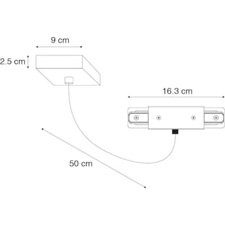Qazqa Stromschienensystem Iconic jeana, 16.3 cm, (1-tlg) – Bild 4