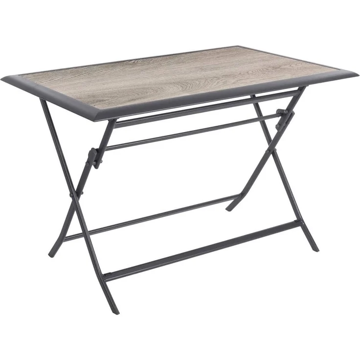 Hespéride - Rechteckiger klappbarer Gartentisch Azua Rauchgrau - 4 Plätze - Rauchgrau – Bild 1