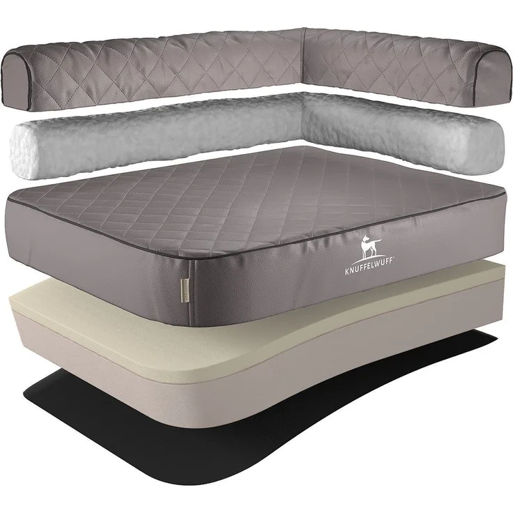 Knuffelwuff Tierbett Hundebett Winslow Lehne Rechts, Orthopädisch