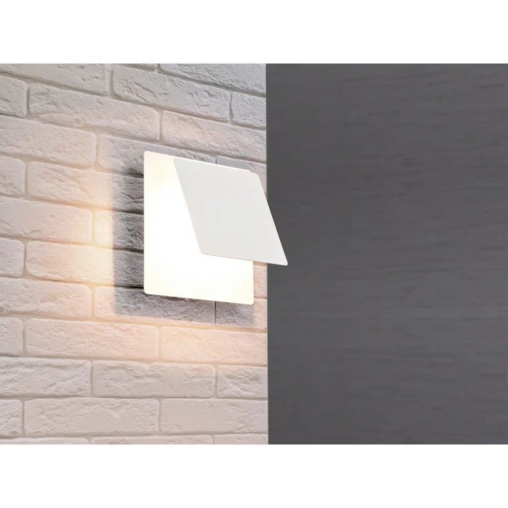 Trio Leuchten LED Wandleuchte Mio 6W warmweiß weiß matt Metall – Bild 3