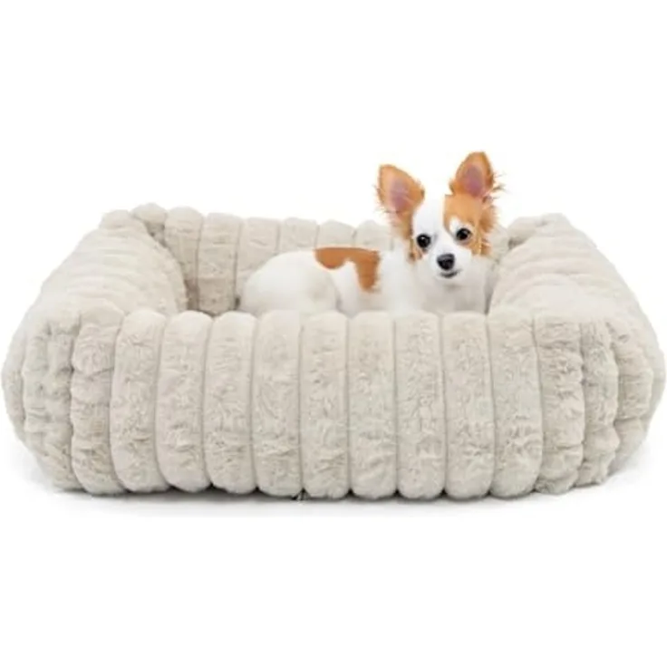 Wallace & Jones Tierbett Hundebett Mary, Hundekörbchen, weich, Breitcord Optik