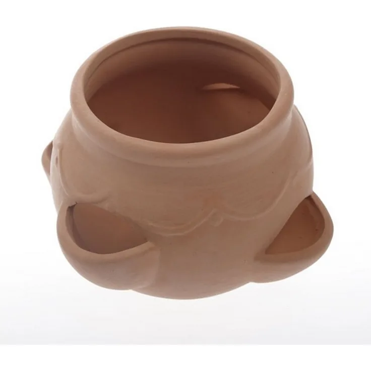 Deko AS Kräutertopf Kräutertopf Terracotta - ca. 11 x 15cm - 1 Set mit 2 Stück - 24466-1 (2 St), seitliche Öffnungen