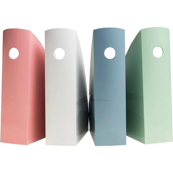 EXACOMPTA Aufbewahrungsbox Set mit 4 Stehsammlern Mag-Cube AutentiK Farben sortiert 182303SETD, Stehsammler – Bild 2