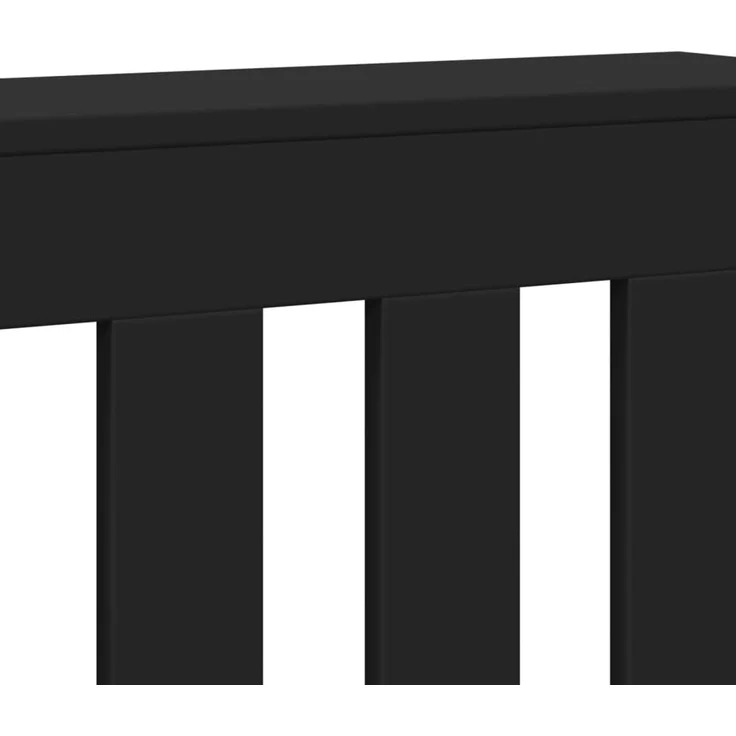 vidaXL Heizkörperverkleidung Schwarz 205x21,5x83,5 cm Holzwerkstoff 852763 – Bild 6