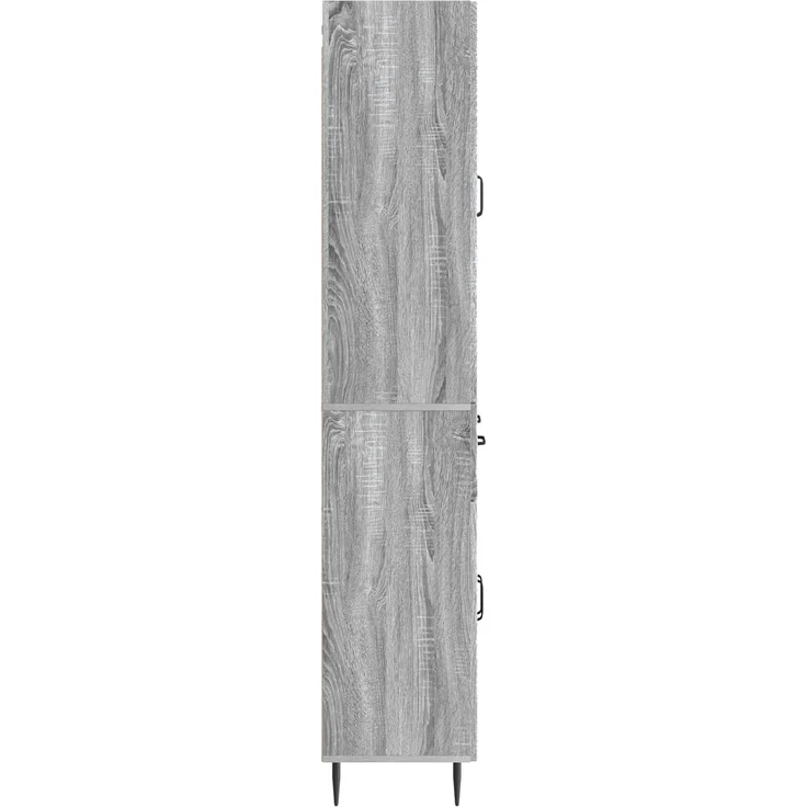 vidaXL Schrankset 2 pcs Grau Sonoma 66 x 34,5 x 89,5 cm Holzwerkstoff 3416670 – Bild 5