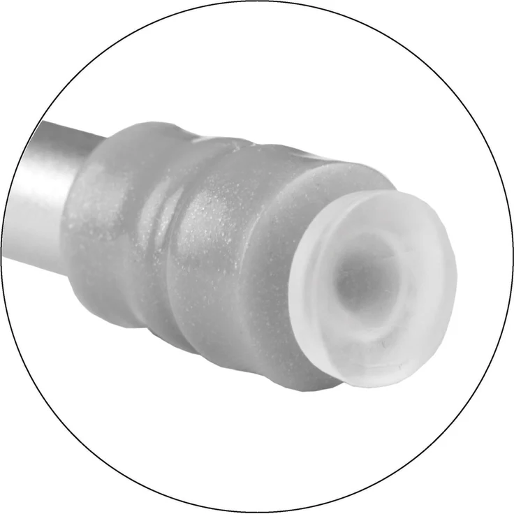 Bestlivings Gardinenstange zum Klemmen ohne Bohren, Klemmstange 80-120 cm, Silber, Ø 10 mm, für Scheiben- & Bistrogardinen, Teleskopstange mit Schraubtechnik – Bild 5