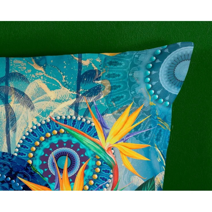 HIP Mako Satin Bettwäsche 135 X 200 cm + 1 x 80 X 80 cm Novia bunt – Bild 3