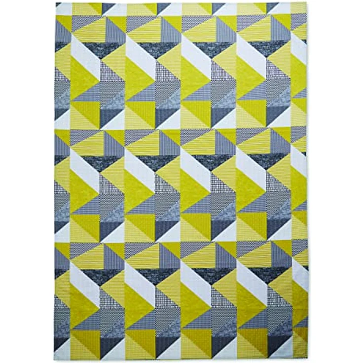 Catherine Lansfield Larsson Geo Tischdecke, Baumwolle, abwischbar, 137x178 cm, Ocker (KT/44750/W/T13217/OC) – Bild 4