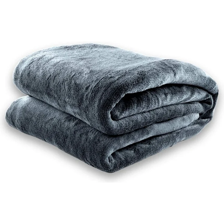 Wohndecke flauschige, tragbare Kuscheldecke mit Ärmeln ohne Fußtasche, Gräfenstayn, warme Ärmeldecke - TV Decke zum Anziehen - 200x150 cm anthrazit – Bild 4