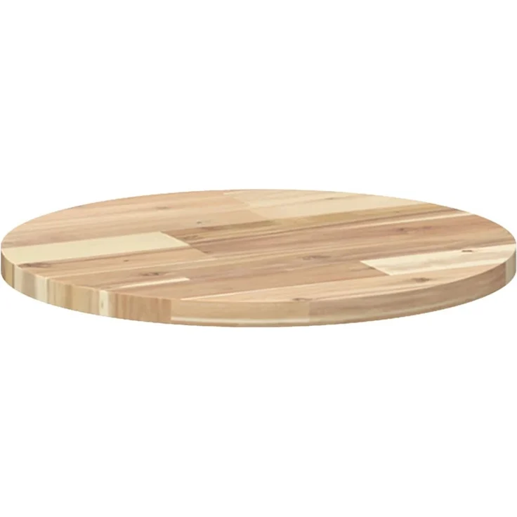 vidaXL Tischplatte Rund Ø40x2 cm Massivholz Akazie 4008682 – Bild 7