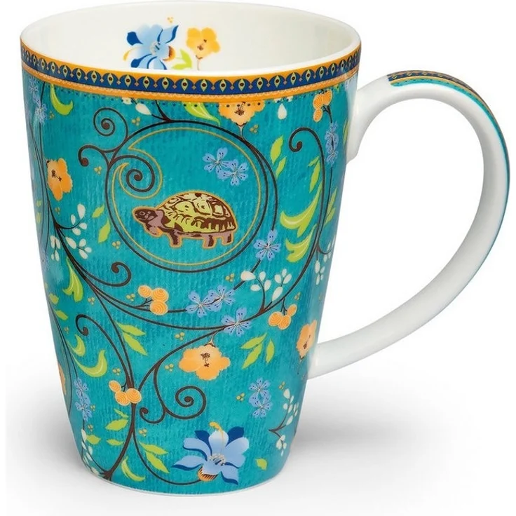 TeaLogic Tasse Clara Schildkröte Jumbotasse 0,5 L Fine Bone China Porzellan – Bild 1