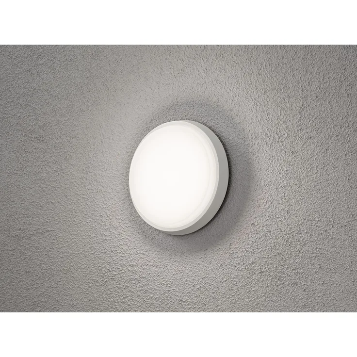 KONSTSMIDE No. 7974-250 Aussenwand- und Deckenleuchte Cesena LED 3000 K weiß rund