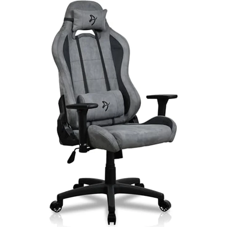 Arozzi Torretta Supersoft, ergonomischer Gaming Stuhl mit 3D Armlehnen, 165° Rückenlehne und bis zu 120 kg Belastbarkeit, anthracite – Bild 1