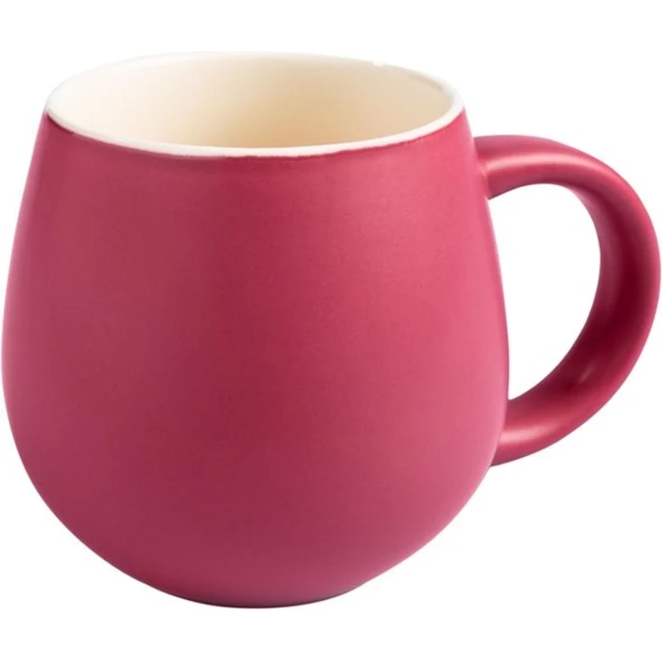 Sallys Tasse Belly Mug, handgemacht aus 400 ml, langer Wärmespeicher durch 100 % Steingut – Bild 1