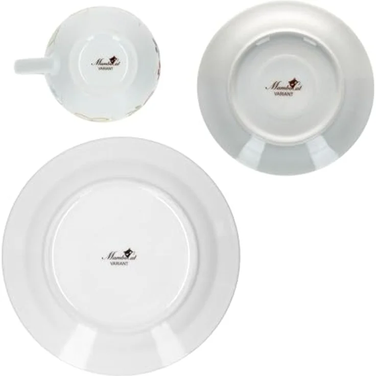 MamboCat Kaffeeservice 18tlg Kaffeeservice Variant Blümchen Porzellan 6 Personen, Porzellan – Bild 5