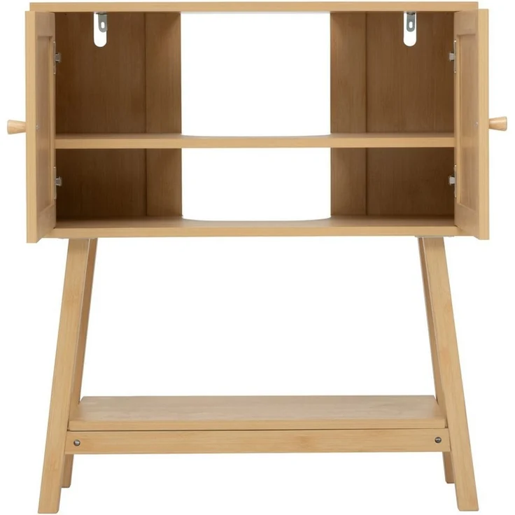 5five Simply Smart Waschbeckenschrank Waschtischunterschrank CANE mit Geflecht, 70 cm – Bild 3