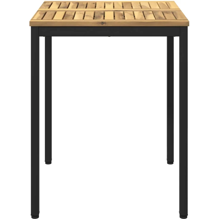 vidaXL Gartentisch NAARDEN Weiß gewaschen und Schwarz 901754 – Bild 3