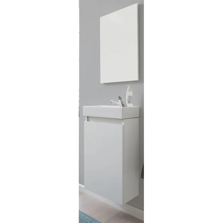 Badmöbel Set 3-teilig Champ weiß 40 cm – Bild 3