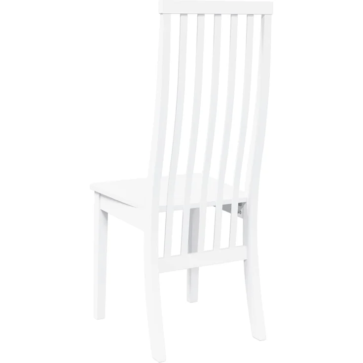 vidaXL Esszimmerstühle 2 Stk. Weiß Massivholz Gummibaum 4102459 – Bild 6