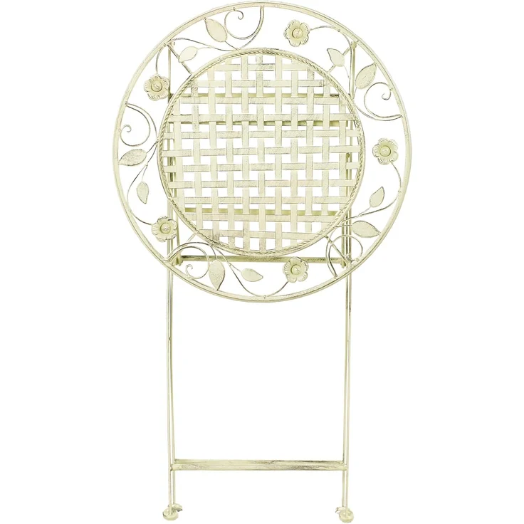 Beliani 'BIVIO' Garten Bartisch, Metall Hellgrün – Bild 5