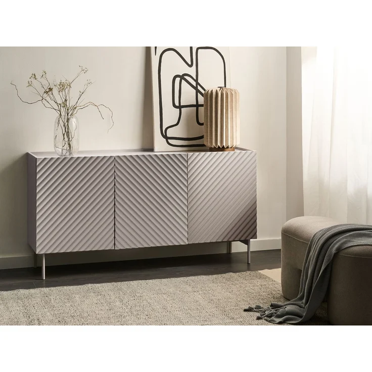 Sideboard mit 3 Türen YARAKA Hellbeige – Bild 3