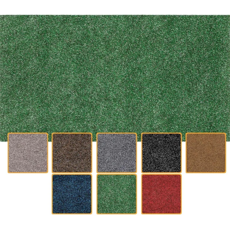 ANRO Fußmatte Schmutzfangmatte Türmatte rutschfest Fußabstreifer abwaschbar robust für Eingang, Haustür, Flur innen & außen Poet Küche, 100x50 cm (Rechteckig)