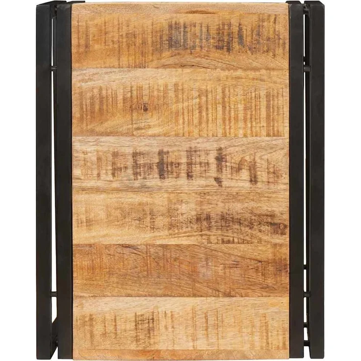 vidaXL Badregal Braun 40 x 50 x 23 cm Massives rohes Mangoholz 4102751 – Bild 7