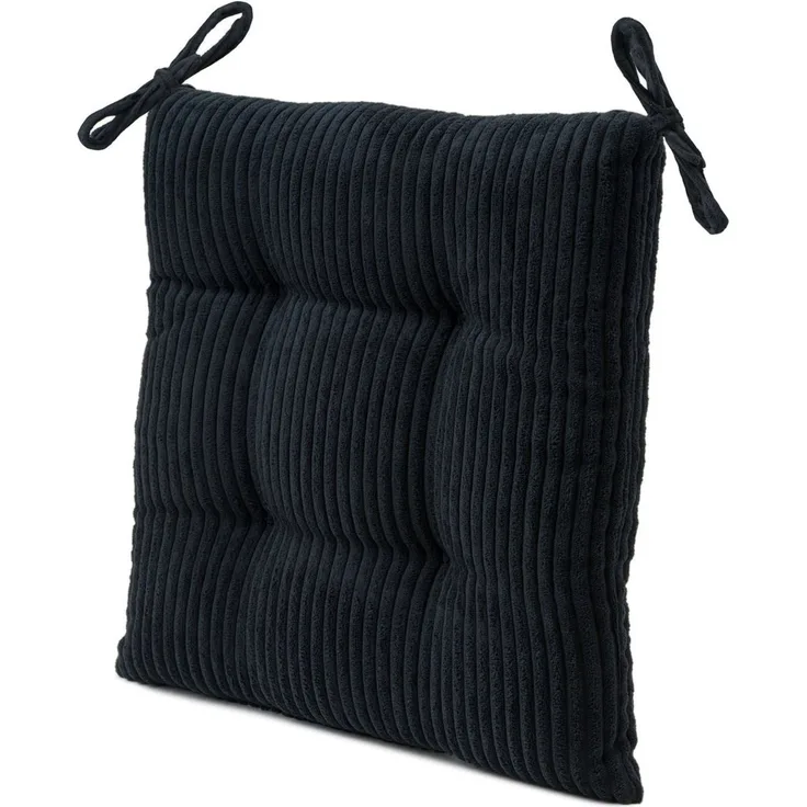 Gözze Sitzsack GÖZZE Sitzkissen ANAFI LBH 40x40x6 cm schwarz Bodenkissen Sitzsack