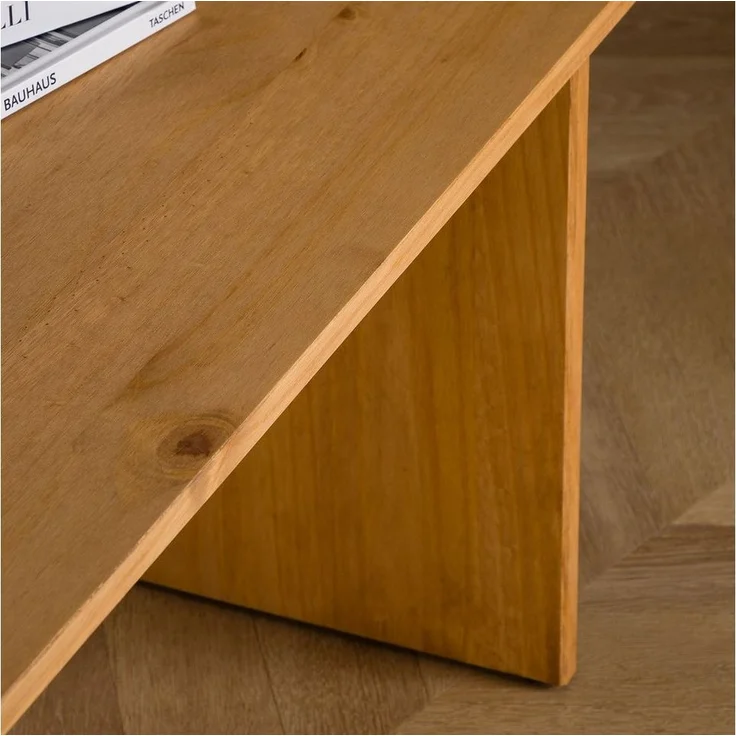 IDIMEX Couchtisch SALTO, Wohnzimmertisch aus Kiefer Massivholz, rechteckig, Sofatisch gewachst – Bild 3