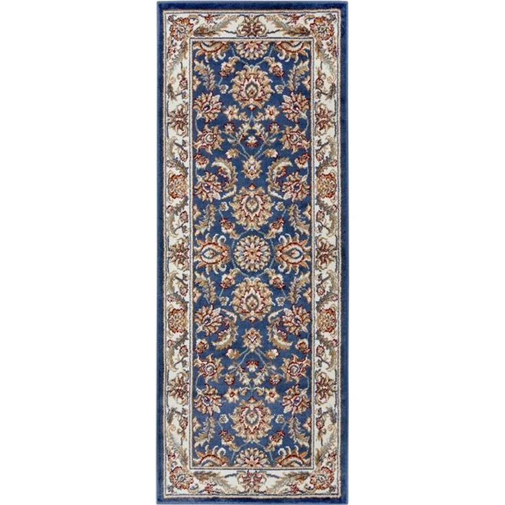 HANSE Home 'Reni' Teppich, rechteckig, Höhe: 8 mm, Orientalisch, Kurzflor, Blau Creme, 80 x 240 cm (Rechteckig) – Bild 4