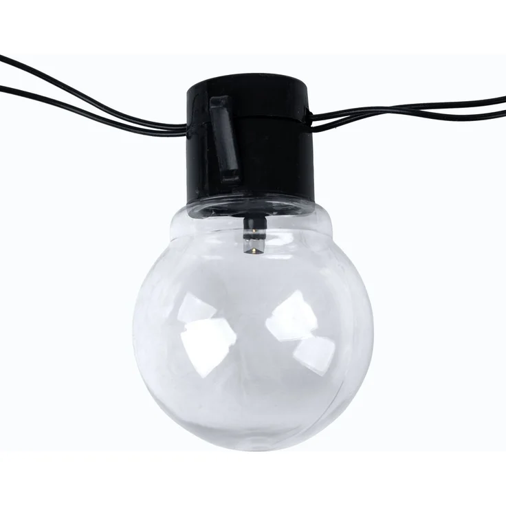 LED Solar Lichterkette, 24x Glühbirnen, L 660 cm – Bild 8