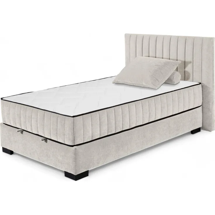 ED EXCITING DESIGN Boxbett Nagol, mit Bettkasten, mit Wendematratze, erhältlich in verschiedenen Breiten