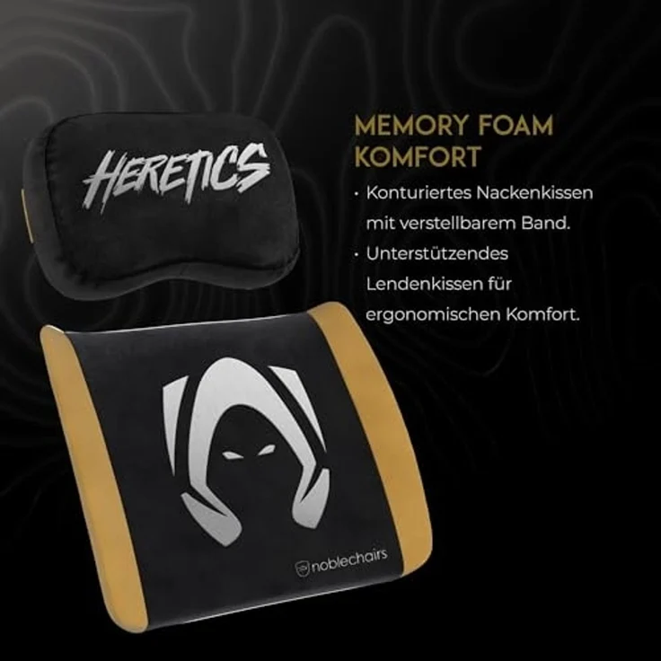 Noblechairs Viscoelastic Cushion Set - Ketzer Edition – Bild 3
